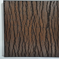 Bark House&reg; Panels - Sanded Poplar Bark - Wallpaper
