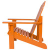 Marina Adirondack Chair, Tangerine