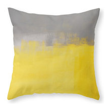 New York Apartment Yellow Pillows