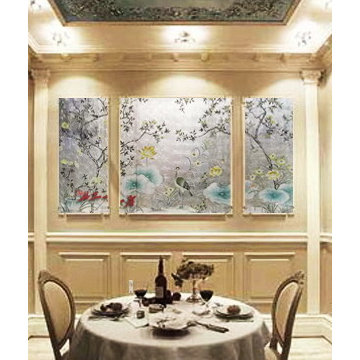 hand painted wallpaper project show