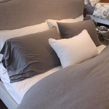 Jersey Knit Grey Bedding
