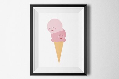 Affiche sweet ice-cream