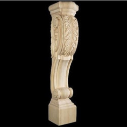 Legacy 42 Inch Acanthus Leaf Island Leg - Kitchen Islands And Kitchen Carts