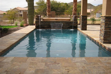 Design ideas for a traditional pool in Phoenix.