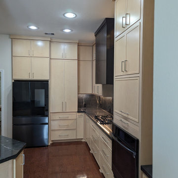 Japandi Maple Negresco kitchen