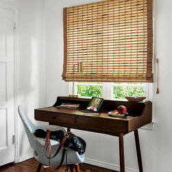 Smith & Noble Natural Woven Waterfall Shades - Roman Shades