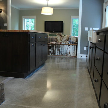 Residential Satin Sheen Polished Concrete