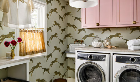 5 New Laundry Rooms Packed With Personality