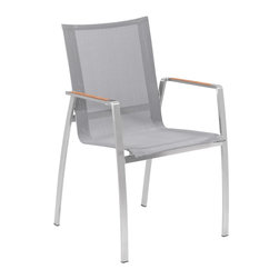 AuthenTEAK Stainless Collection - Outdoor Dining Chairs