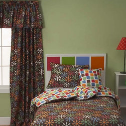 Electric Daisy Contemporary Youth Bedding Set By SIS Covers - Kids Bedding