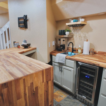 Southwestern Hosting Basement Bar