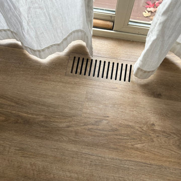 Seamless LVP Flooring with Custom Flush Vent