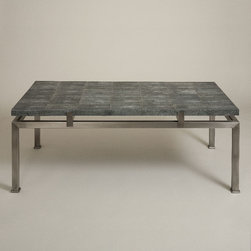 Trevor Shagreen Coffee Table - Coffee Tables