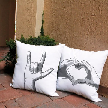 Words and Quote Throw Pillows