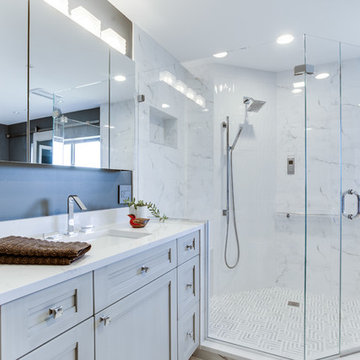 Transitional Master Bathroom Remodel Frederick, MD