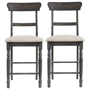 Muse Ladderback Counter Chairs Set of 2