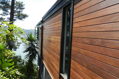 Inspiration for a contemporary exterior home remodel in San Francisco