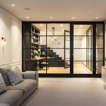 See through doors into new Rear TV room/kids playroom