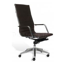 Sofia High-Back Brown Office Chair - Home Office Accessories