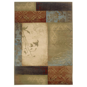 Oriental Weavers Sphinx Hudson 040a1 Rug, Beige/Green, 3'10"x5'5"