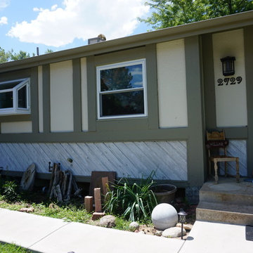 Rusted Corrugated Steel Siding With Stucco Sheet Siding