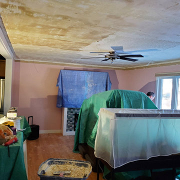 Removing popcorn ceiling