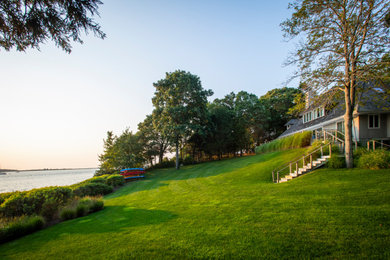 This is an example of a transitional landscaping in New York.