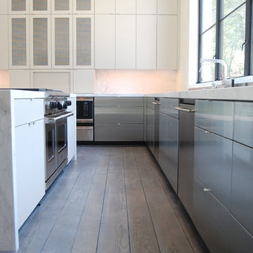 Contemporary Kitchen-Paint/Stainless Steel