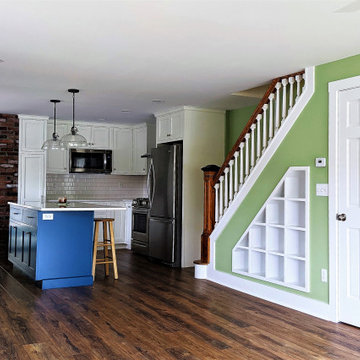 Right Angle View of Kitchen and Stairway