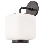 Mitzi by Hudson Valley Lighting - Jenny 1-Light Wall Sconce Old Bronze Finish Opal Matte Glass Shade - We get it. Everyone deserves to enjoy the benefits of good design in their home, and now everyone can. Meet Mitzi. Inspired by the founder of Hudson Valley Lighting's grandmother, a painter and master antique-finder, Mitzi mixes classic with contemporary, sacrificing no quality along the way. Designed with thoughtful simplicity, each fixture embodies form and function in perfect harmony. Less clutter and more creativity, Mitzi is attainable high design.