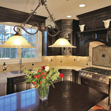 Traditional/Transitional Kitchen in Cherry, Wenge