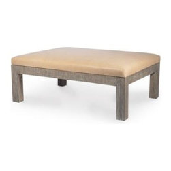 PROSPECT RECT OTTOMAN - DISTRESSED - Footstools And Ottomans