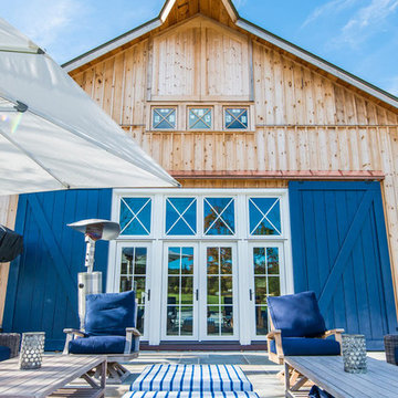 Classic Sliding Barn Doors - Pool House