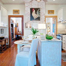 white washed brick
