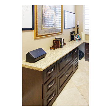 Laundry Room to Home Office Conversion