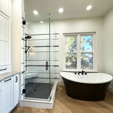 Wallin Project: Amy's bathroom before and after