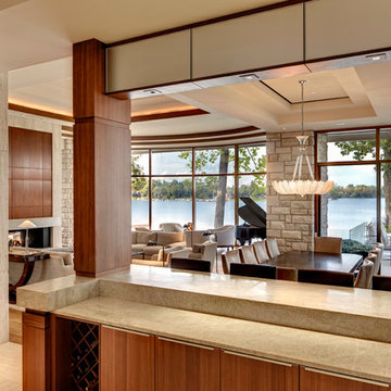 Lakeside Home Integrated with Luxury Technology