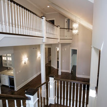 sloped wall entryway