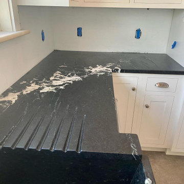 Custom Soapstone & Slate Sinks