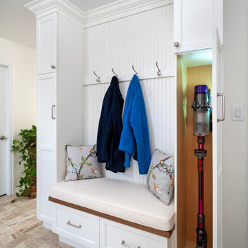 Custom Built-in Mudroom Bench & Storage