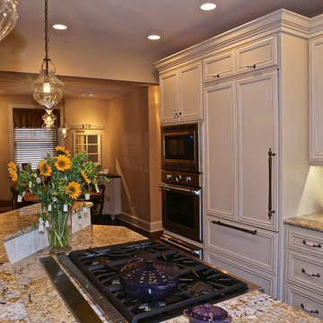 Classic Philadelphia Kitchen Remodel | Elegant Cream Cabinetry & Granite Counter