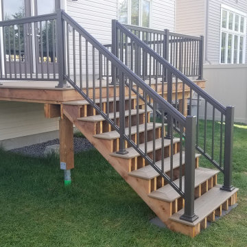 10' x 14' TimberTech Composite Deck - Coconut Husk