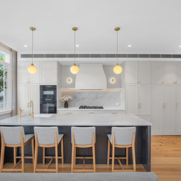Drummoyne Kitchen, Hidden Laundry & Beverage Storage and Joinery