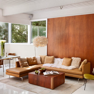 Offenes Retro Wohnzimmer in San Francisco