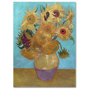 Van Gogh 'Sunflowers' Canvas Art, 32 x 24