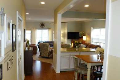 Example of an arts and crafts kitchen design in Baltimore