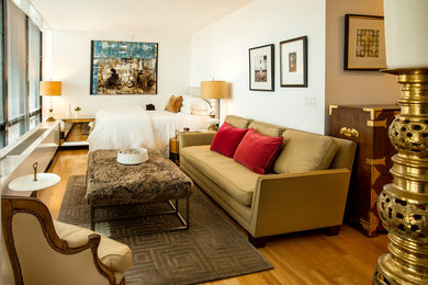 Example of a trendy home design design in New York