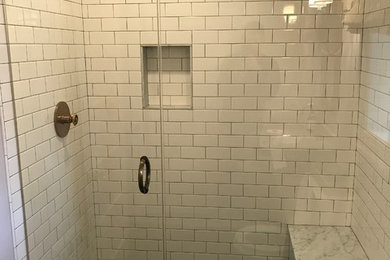Trendy bathroom photo in New York