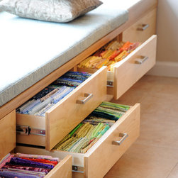 Universal Design Sewing Room - Accent And Storage Benches