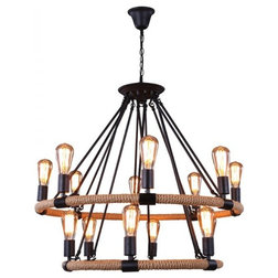 Industrial Chandeliers by LB lighting